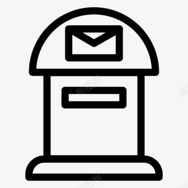 信件信箱办公室图标图标