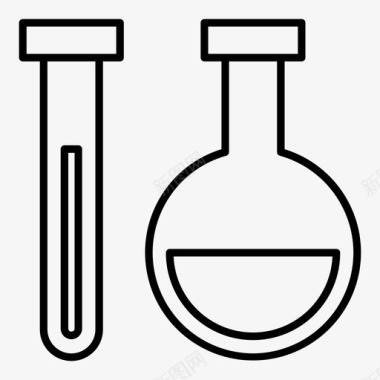 采购产品管和烧瓶管和烧瓶化学图标图标