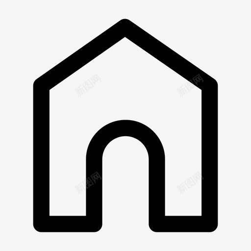 家房子用户界面集图标svg_新图网 https://ixintu.com 家 房子 用户界面集