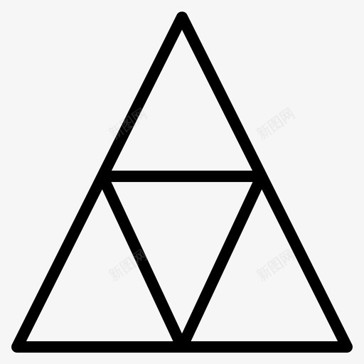 三角形抽象块图标svg_新图网 https://ixintu.com 三角形 块 抽象 数据 数据可视化 组