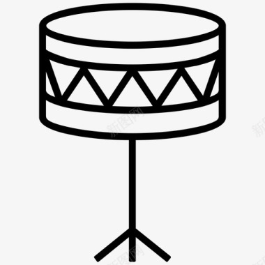 乐器鼓手图标图标