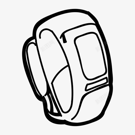 背包必需品徒步旅行图标svg_新图网 https://ixintu.com 徒步旅行 必需品 户外 户外旅行 背包 运动