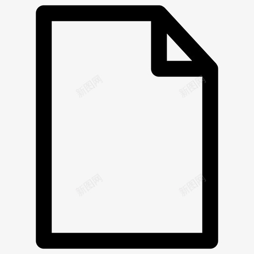 白纸文件表格图标svg_新图网 https://ixintu.com 办公工具 文件 白纸 表格