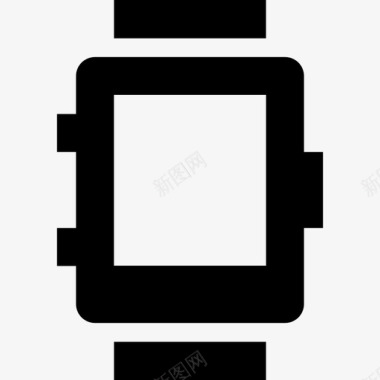 智能手表应用程序媒体图标图标
