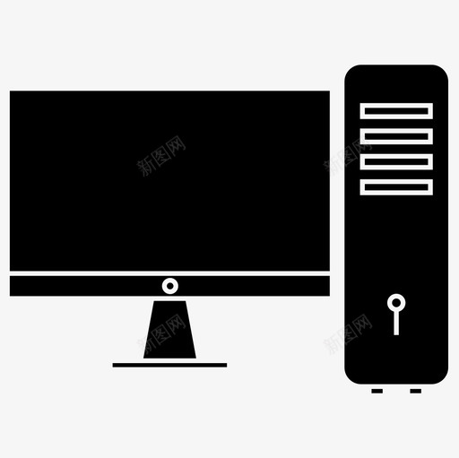 个人电脑电脑cpu图标svg_新图网 https://ixintu.com cpu 个人电脑 安全 电脑