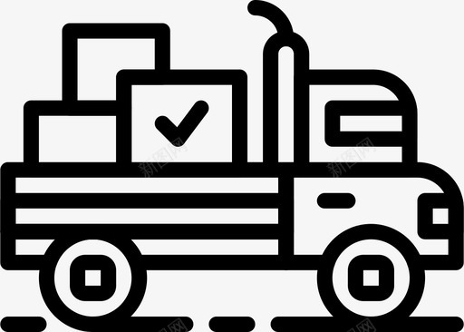 送货车采购商业图标图标
