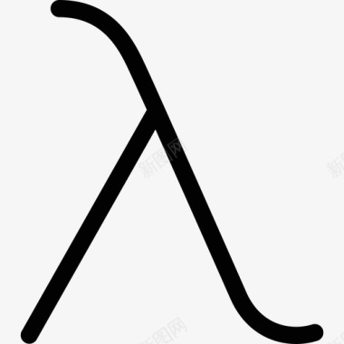 lambda希腊语数学图标图标