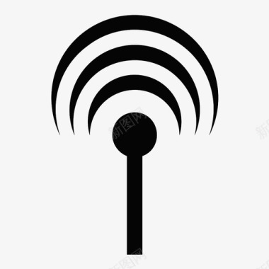 wifi信号强度图标图标