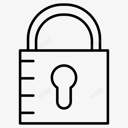 挂锁挂锁锁私人图标svg_新图网 https://ixintu.com 挂锁 挂锁锁 杂项 私人