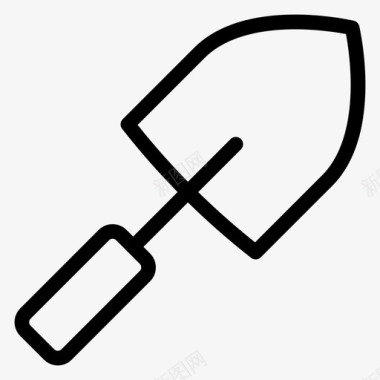 铲建筑挖掘图标图标