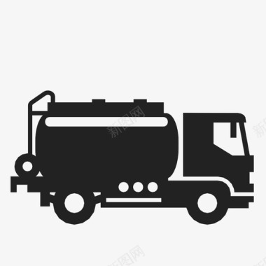 服务卡车燃料天然气图标图标