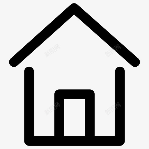 家房子用户界面集图标svg_新图网 https://ixintu.com 家 房子 用户界面集