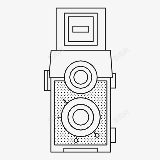 lubitel166照相机lomo图标svg_新图网 https://ixintu.com lomo lomography lubitel166 toycam 照相机