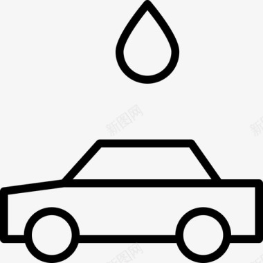 汽车水滴液体图标图标
