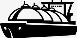 化学品运输油轮化学品船气体运输船图标高清图片