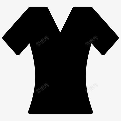 女性布料服装图标svg_新图网 https://ixintu.com 女性 布料 服装 服装符号图标 衬衫