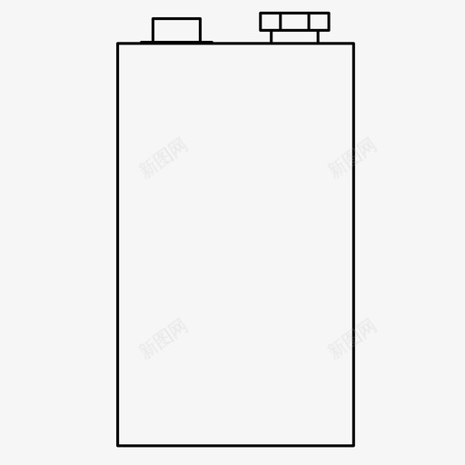 9v电池充电电力图标svg_新图网 https://ixintu.com 9v电池 充电 电力 电池 电源 能源 能源供应