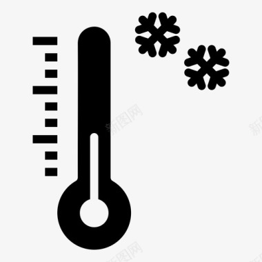 温度计量具温度图标图标