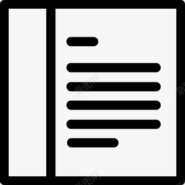 小册子像蝴蝶一样的文件图标图标