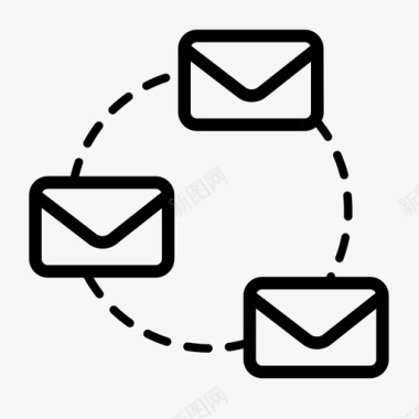 信息中心信封转发邮件图标图标