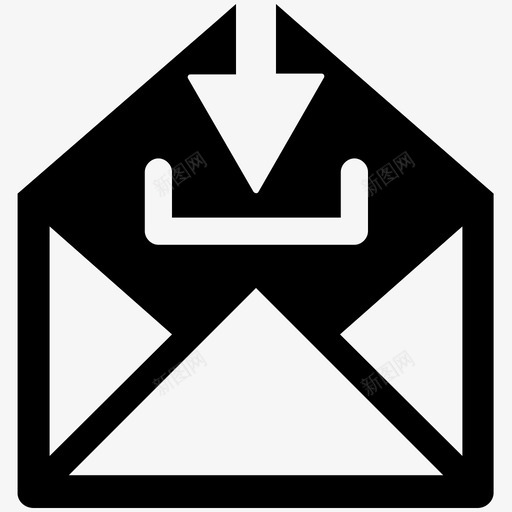 电子邮件收件箱图标svg_新图网 https://ixintu.com 下载 信件 收件箱 消息 电子邮件 联系我们设置1
