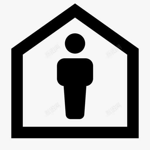 hikikomori反社会孤独图标svg_新图网 https://ixintu.com hikikomori 反社会 孤独
