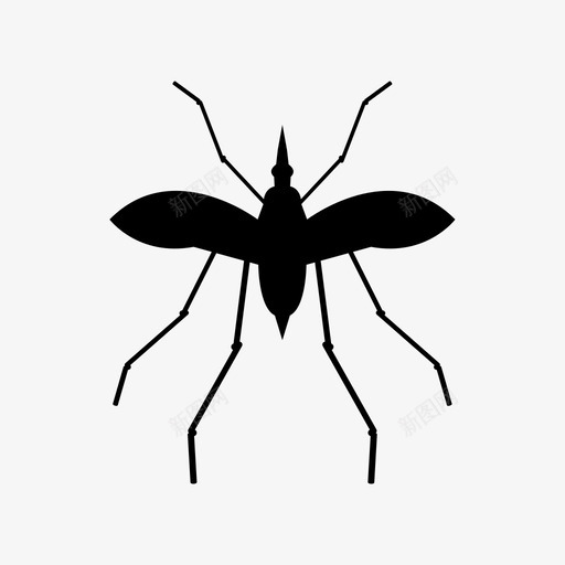 蚊子动物疟疾图标svg_新图网 https://ixintu.com 动物 疟疾 病毒 自然 蚊子