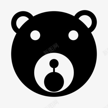 泰迪熊熊猫图标图标