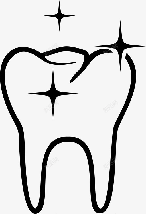 干净的牙齿磨牙牙齿图标svg_新图网 https://ixintu.com 干净的牙齿 牙齿 磨牙