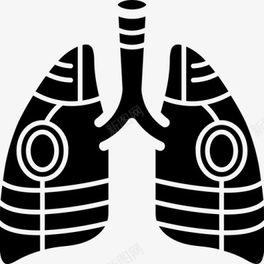 控制论肺控制论控制论坚实图标图标