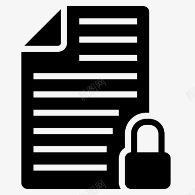 安全文档加密加密文件图标图标