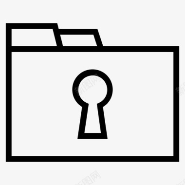 机密文件锁定文件安全文件夹图标图标