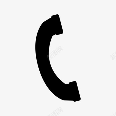 电话接受器呼叫服务图标图标