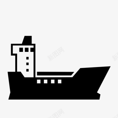 运输船船货物图标图标