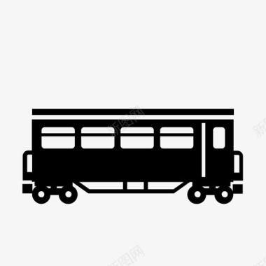 客货车汽车火车图标图标