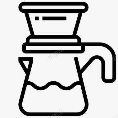 咖啡机chemex设备图标图标