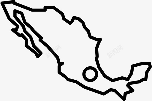 墨西哥美国首都图标图标