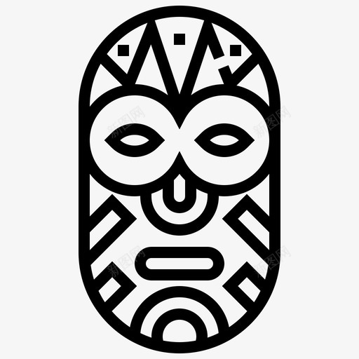 面具非洲非洲的象征图标svg_新图网 https://ixintu.com 非洲 非洲的象征 面具