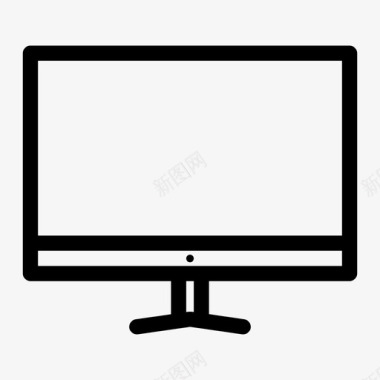 显示器计算机设备计算机终端图标图标