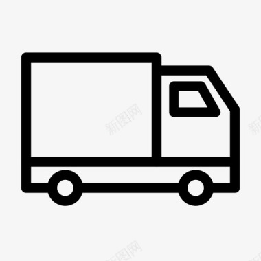 送货包裹递送包裹运输图标图标