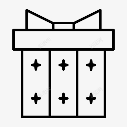 礼物礼品盒赠品图标svg_新图网 https://ixintu.com 包裹 礼品盒 礼物 赠品