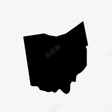 地理位置美国俄亥俄州图标图标