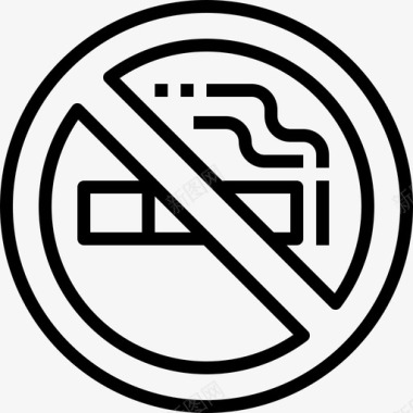 禁止吸烟允许不图标图标