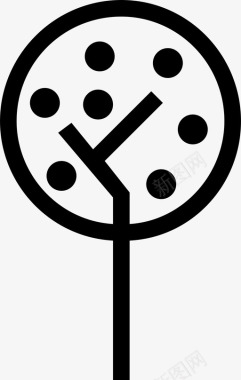 树果树图标图标