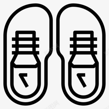 鞋跑步鞋运动鞋图标图标