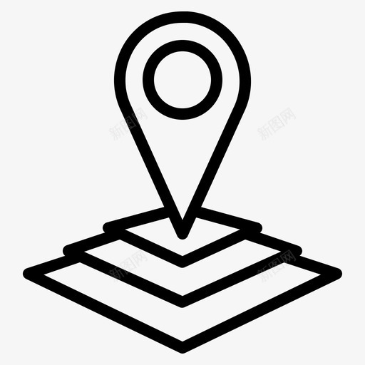 地理信息系统分析图层图标svg_新图网 https://ixintu.com 分析 图层 地理 地理信息系统 覆盖 过程