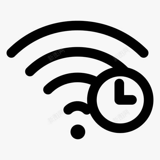 wifi工作待定图标svg_新图网 https://ixintu.com wifi工作 待定图标