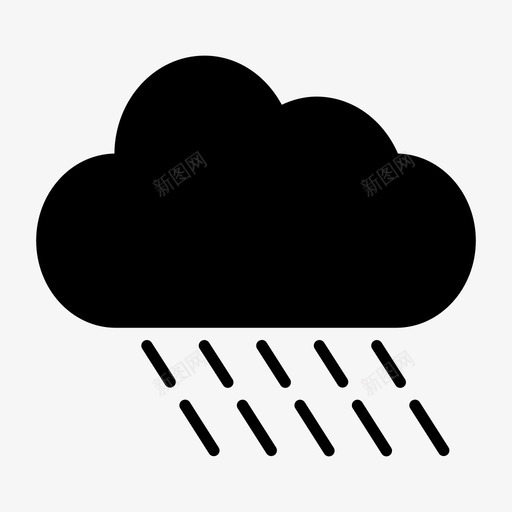 雨一滴水图标svg_新图网 https://ixintu.com 一滴水 雨