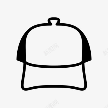 卡车司机帽棒球帽时尚图标图标