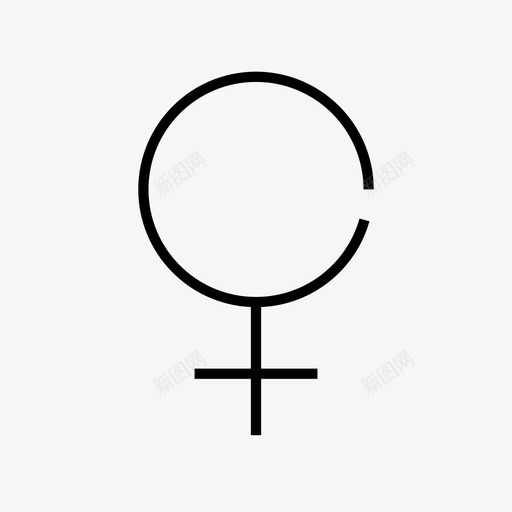 女性性别性图标svg_新图网 https://ixintu.com 女性 性 性别 爱情和关系